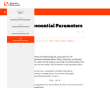 Exponential Parameters