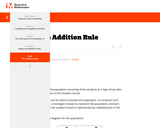 The Addition Rule