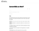 Invertible or Not?