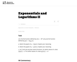 Exponentials and Logarithms II