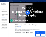 Writing Exponential Functions from Graphs