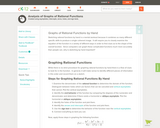 Graphs of Rational Functions by Hand