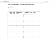 Rigid Congruence with Transformations Introduction