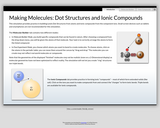 Making Molecules: Dot Structures and Ionic Compounds
