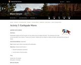 Activity 5: Earthquake Waves