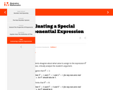 Evaluating a Special Exponential Expression