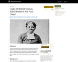 Harriet Tubman, Brave Woman or Just Plain Crazy?