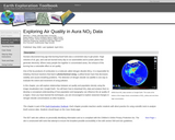 Earth Exploration Toolbook: Exploring Air Quality in Aura NO2 Data