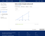 Solve Similar Triangles (Advanced)