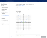 Graph Parabolas in Vertex Form