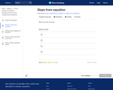 Slopes from Equation