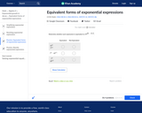 Equivalent Forms of Exponential Expressions