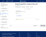 Evaluate Logarithms: Change of Base Rule