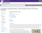 Assimilation Through Education: Indian Boarding Schools in the Pacific Northwest