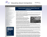 Current Issues Lesson 8: Federal Policy and Immigration