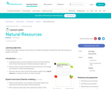 Lesson Plan: Natural Resources