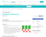 Lesson Plan: Supply and Demand