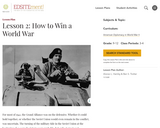 Lesson 2: How to Win a World War