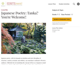 Japanese Poetry: Tanka? You're Welcome!