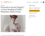Personal or Social Tragedy? A Close Reading of Edith Wharton's Ethan Frome