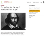 Preparing for Poetry: A Reader's First Steps