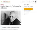 Seeing Sense in Photographs and Poems