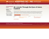 Mr. Lincoln Through the Eyes of Aaron Copland