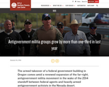 Antigovernment Militia Groups Grew by More Than One-Third in Last Year