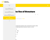 6.EE Make Use of Structure