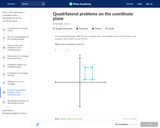 Quadrilateral Problems on the Coordinate Plane