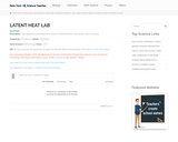 Latent Heat Lab
