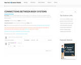 Connections Between Body Systems