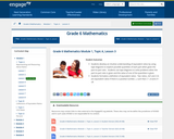 Tape Diagrams and Part-to-part Ratios: Grade 6 Mathematics Module 1, Topic A, Lesson 3