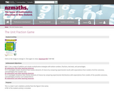 The Unit Fraction Game