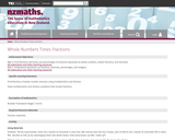 Whole Numbers Times Fractions