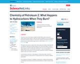 Chemistry of Petroleum 2: What Happens to Hydrocarbons When They Burn?