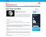 Solar Power from Moon