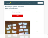 Spanish Possessive Determining Adjectives