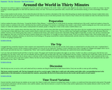 Around the World in Thirty Minutes