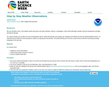 Step by Step Weather Observations