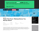 Teach this Poem: "Making History" by Marilyn Nelson