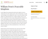William Penn's Peaceable Kingdom