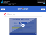 Annotating Text Interactive Resource