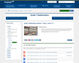 Using Tables to Find an Equivalent Ratio: Grade 7 Mathematics Module 1, Topic A, Lesson 13