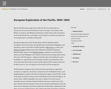 European Exploration of the Pacific, 1600-1800