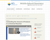 Controlling the Amount of Products in a Chemical Reaction: Lesson Plan