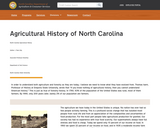 Agricultural History of North Carolina