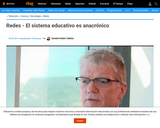 Redes - El Sistema Educativo es Anacronico