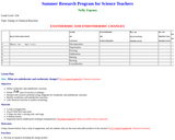 Exothermic and Endothermic Changes