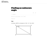 4.MD, G Finding an Unknown Angle